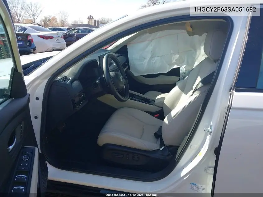 1HGCY2F63SA051682 2025 Honda Accord Hybrid Ex-L