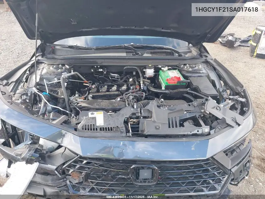 1HGCY1F21SA017618 2025 Honda Accord Lx