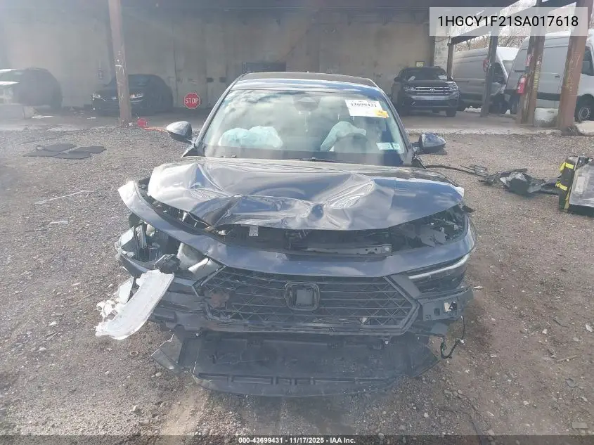 1HGCY1F21SA017618 2025 Honda Accord Lx