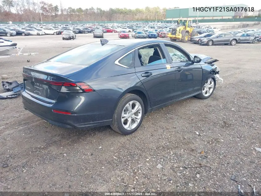 1HGCY1F21SA017618 2025 Honda Accord Lx