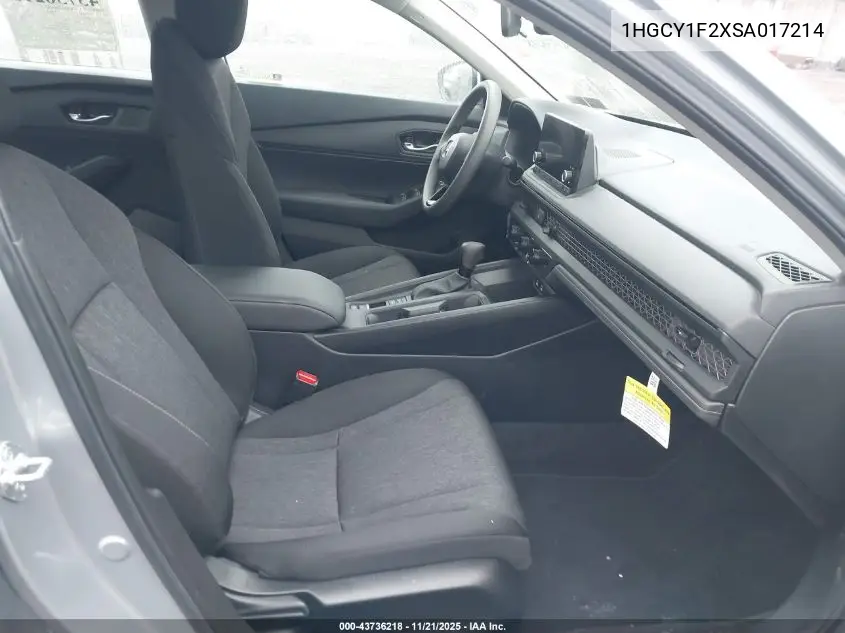 1HGCY1F2XSA017214 2025 Honda Accord Lx