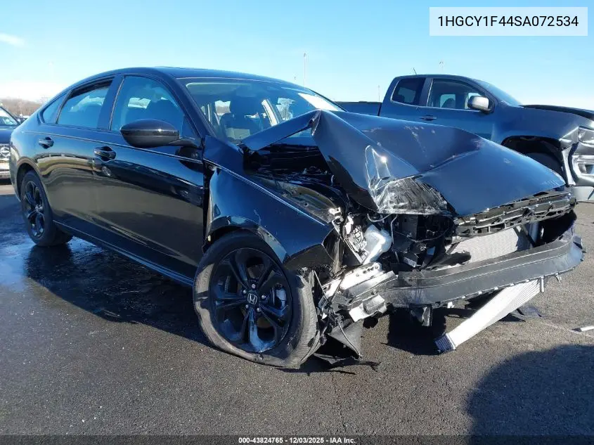 1HGCY1F44SA072534 2025 Honda Accord Se
