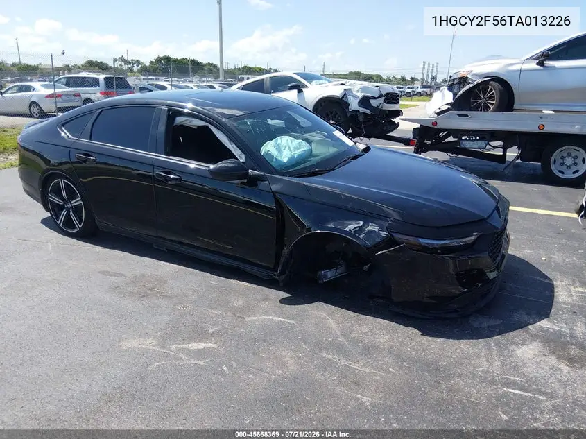 2026 Honda Accord Hybrid Sport VIN: 1HGCY2F56TA013226 Lot: 45668369