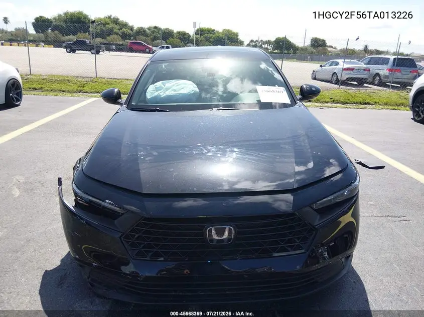 2026 Honda Accord Hybrid Sport VIN: 1HGCY2F56TA013226 Lot: 45668369