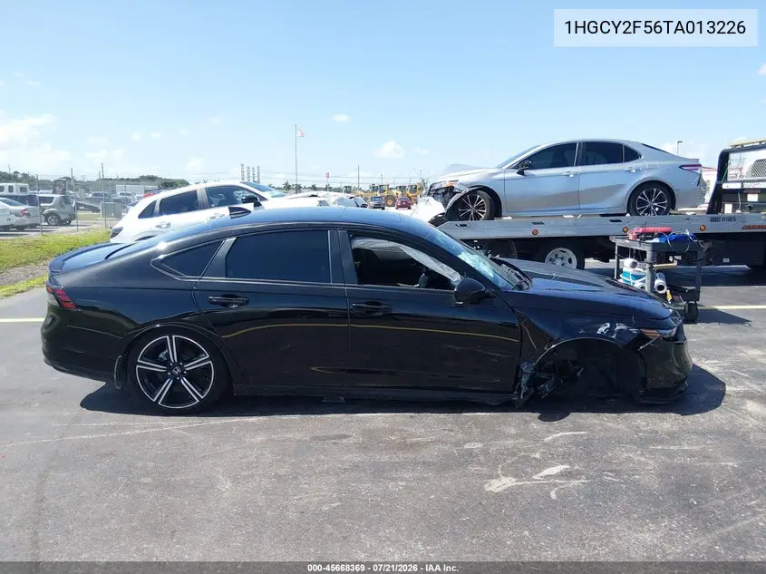 2026 Honda Accord Hybrid Sport VIN: 1HGCY2F56TA013226 Lot: 45668369