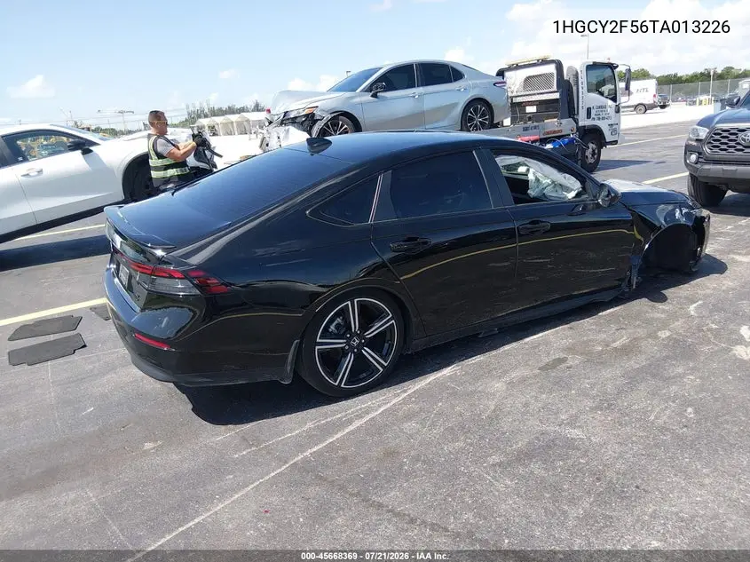 2026 Honda Accord Hybrid Sport VIN: 1HGCY2F56TA013226 Lot: 45668369