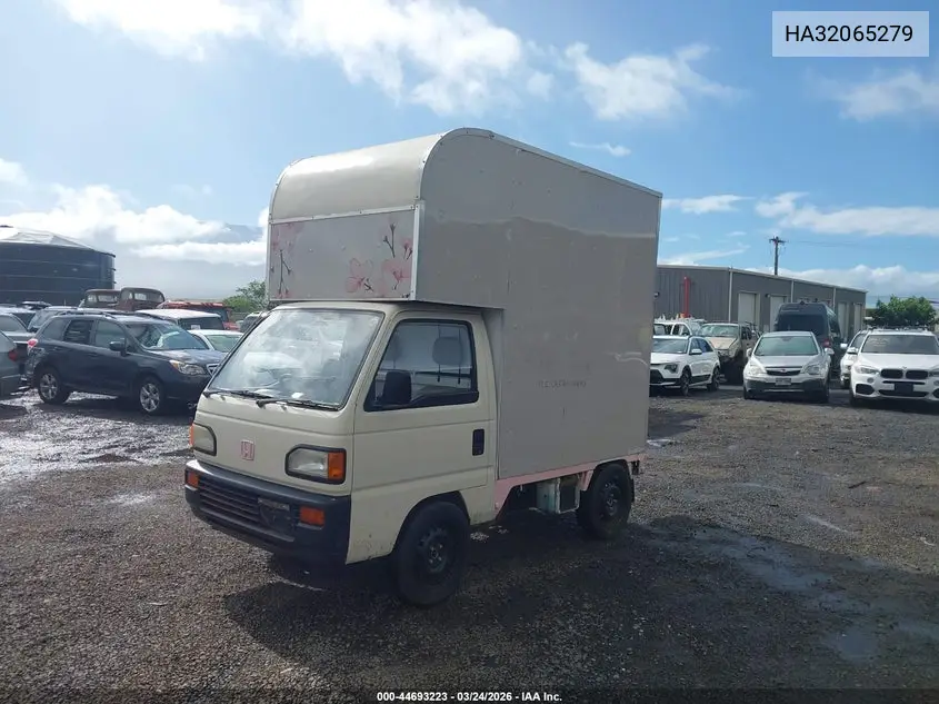1993 Honda Acty VIN: HA32065279 Lot: 44693223