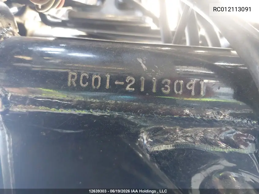 1980 Honda Cb750 VIN: RC012113091 Lot: 12639303