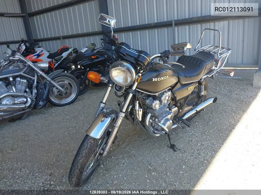 1980 Honda Cb750 VIN: RC012113091 Lot: 12639303