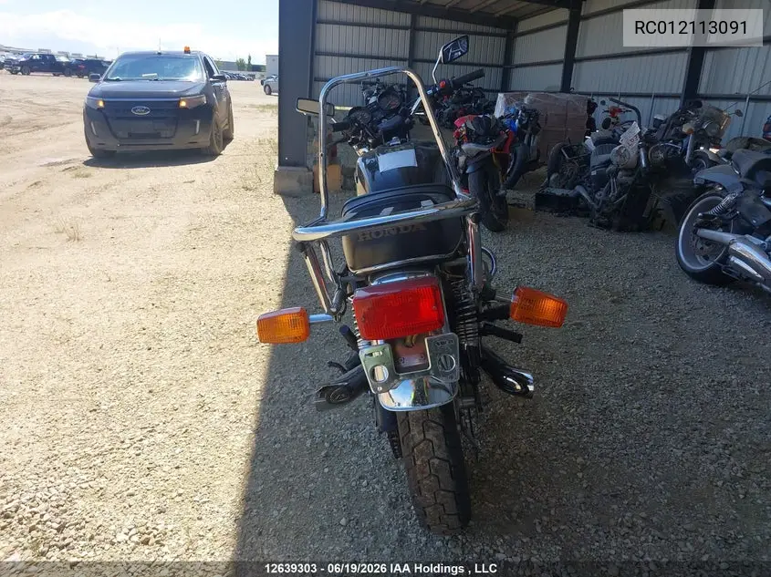 1980 Honda Cb750 VIN: RC012113091 Lot: 12639303