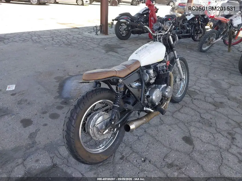 1981 Honda Cb650 VIN: RC0501BM201531 Lot: 45165287