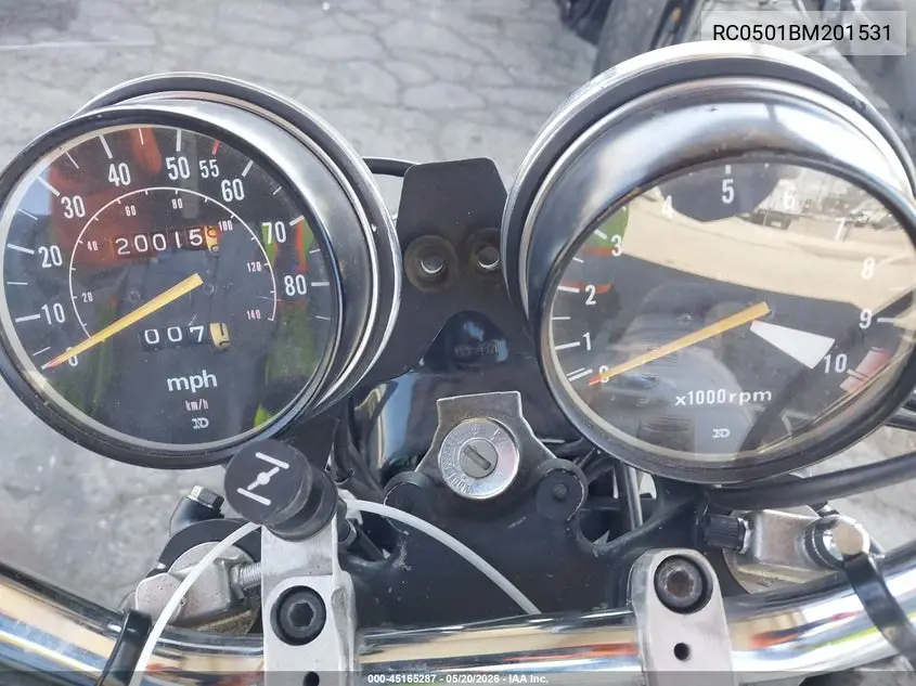 1981 Honda Cb650 VIN: RC0501BM201531 Lot: 45165287