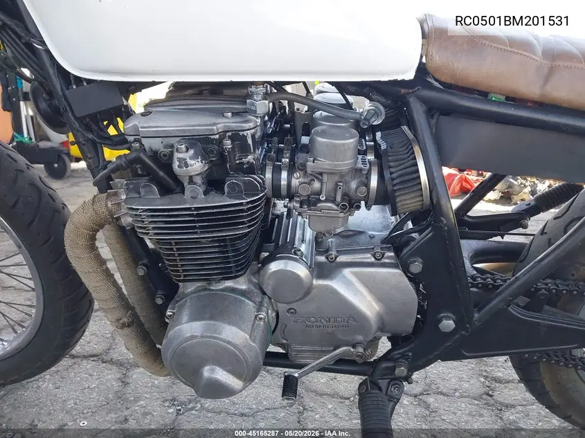 1981 Honda Cb650 VIN: RC0501BM201531 Lot: 45165287