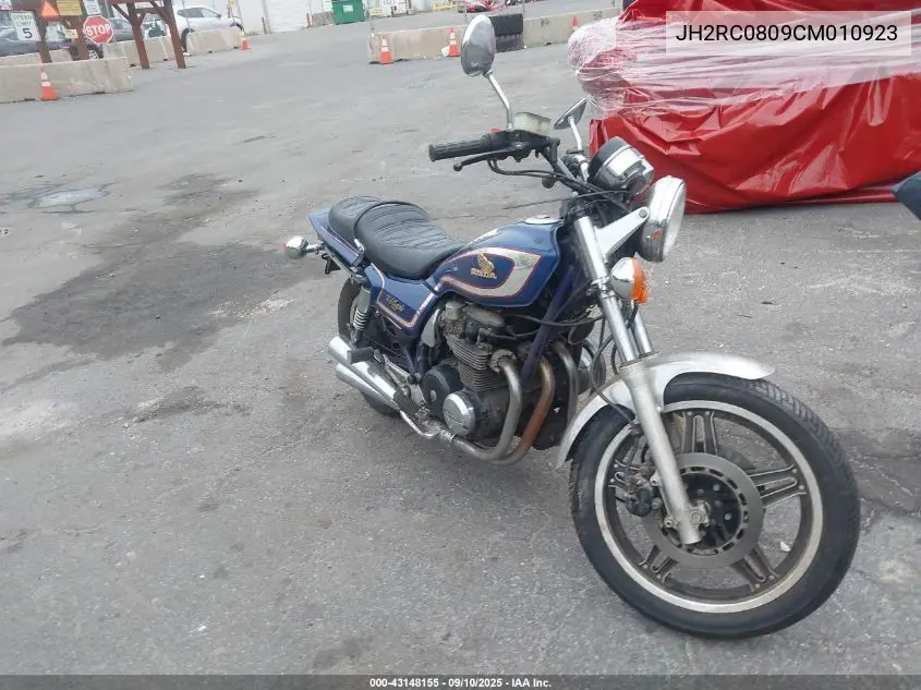 1982 Honda Cb650 Sc VIN: JH2RC0809CM010923 Lot: 43148155