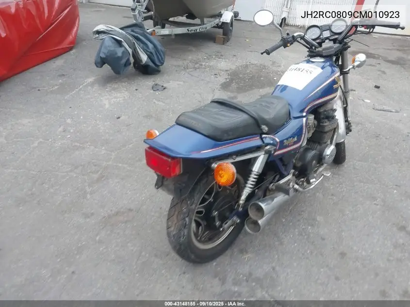 1982 Honda Cb650 Sc VIN: JH2RC0809CM010923 Lot: 43148155