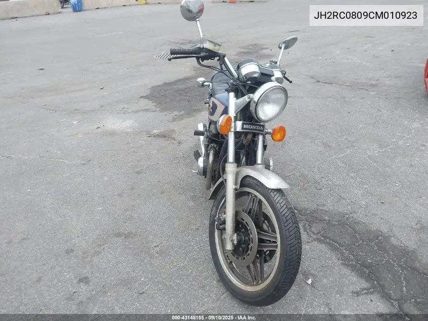 1982 Honda Cb650 Sc VIN: JH2RC0809CM010923 Lot: 43148155
