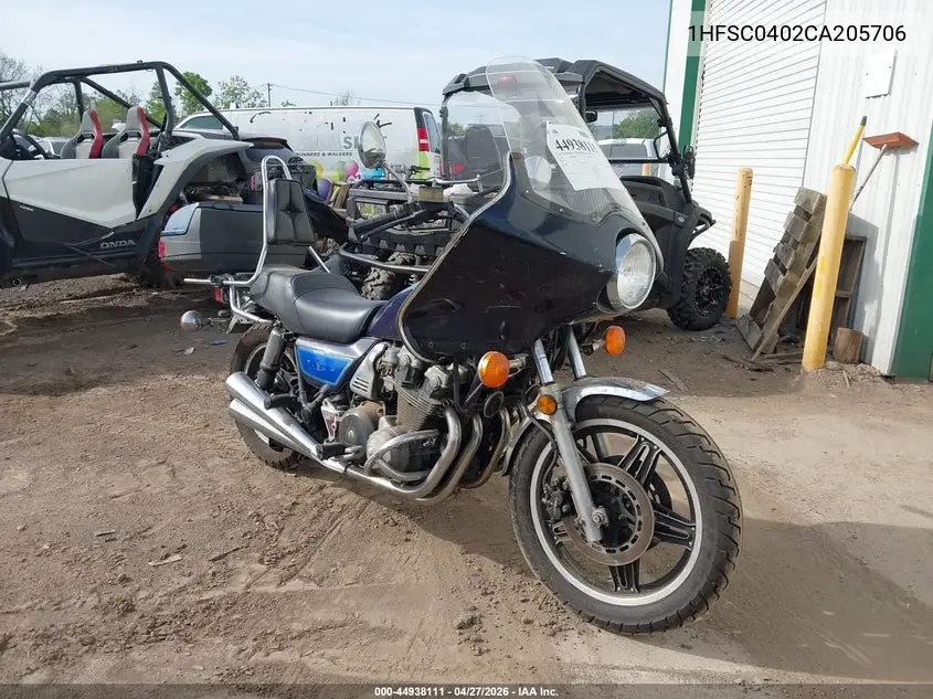 1982 Honda Cb900 C VIN: 1HFSC0402CA205706 Lot: 44938111