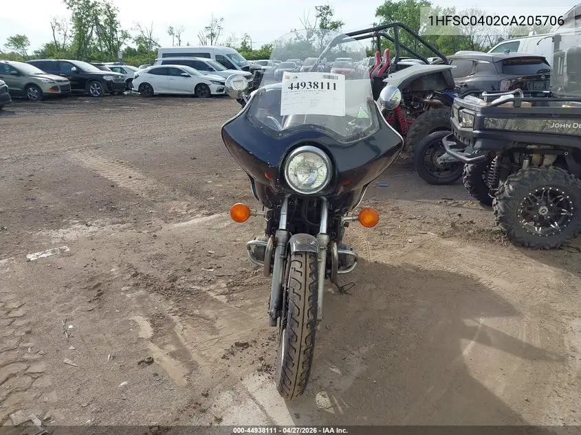 1982 Honda Cb900 C VIN: 1HFSC0402CA205706 Lot: 44938111