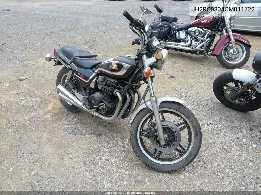 1982 Honda Cb650 Sc VIN: JH2RC0804CM011722 Lot: 45328518