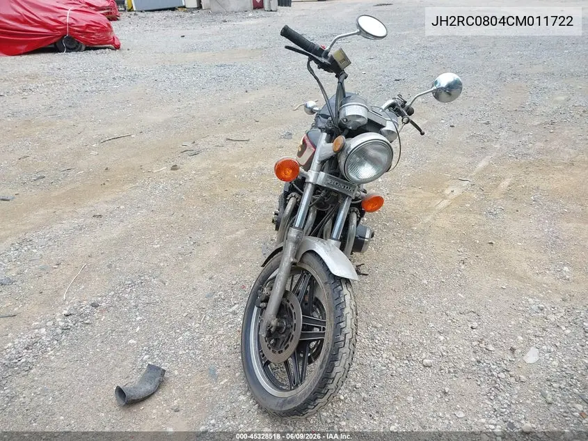1982 Honda Cb650 Sc VIN: JH2RC0804CM011722 Lot: 45328518
