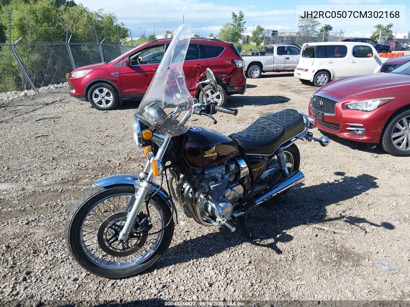 1982 Honda Cb650 VIN: JH2RC0507CM302168 Lot: 45384922
