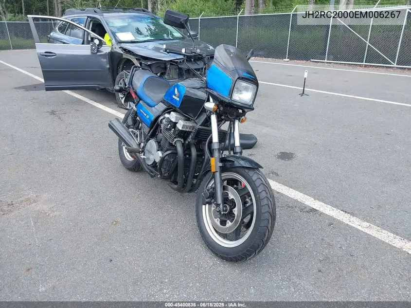 1984 Honda Cb700 Sc VIN: JH2RC2000EM006267 Lot: 45400836