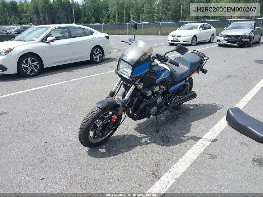 1984 Honda Cb700 Sc VIN: JH2RC2000EM006267 Lot: 45400836