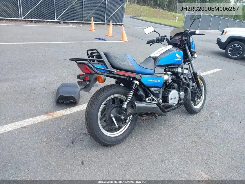 1984 Honda Cb700 Sc VIN: JH2RC2000EM006267 Lot: 45400836