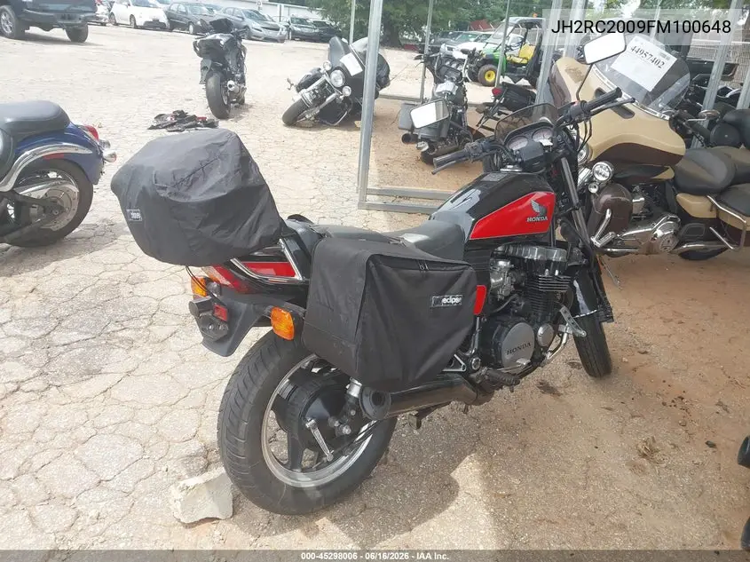 1985 Honda Cb700 Sc VIN: JH2RC2009FM100648 Lot: 45298006