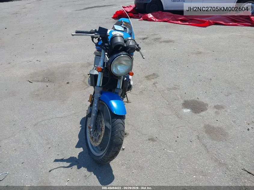 1989 Honda Cb400 F VIN: JH2NC2705KM002604 Lot: 45484422