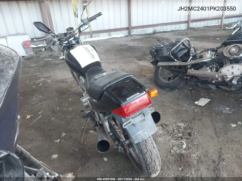 1993 Honda Cb250 VIN: JH2MC2401PK203550 Lot: 45051558