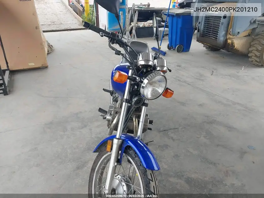 1993 Honda Cb250 VIN: JH2MC2400PK201210 Lot: 45259678