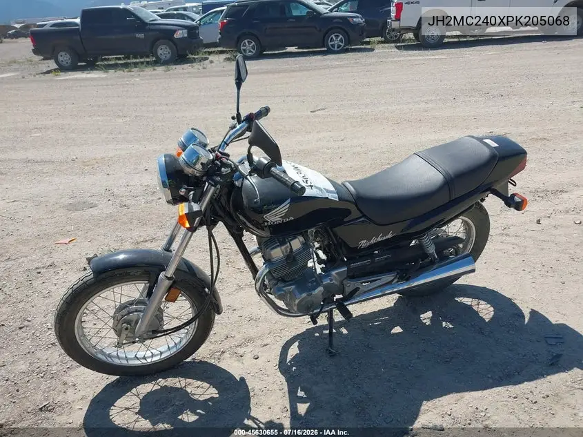 1993 Honda Cb250 VIN: JH2MC240XPK205068 Lot: 45630655
