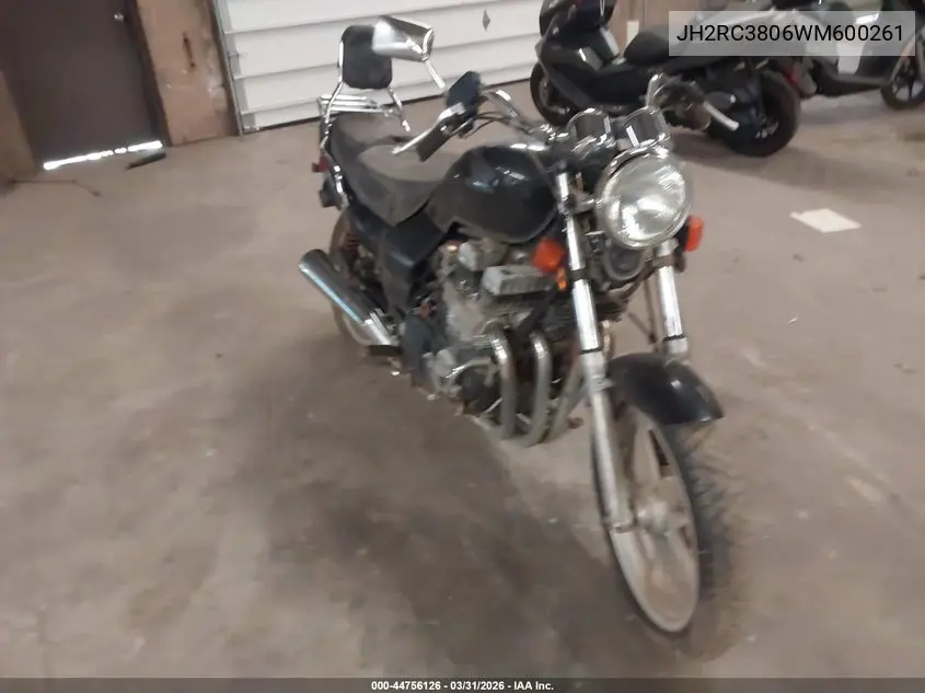 1998 Honda Cb750 VIN: JH2RC3806WM600261 Lot: 44756126