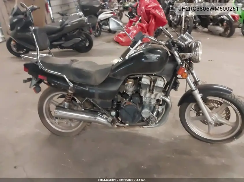 1998 Honda Cb750 VIN: JH2RC3806WM600261 Lot: 44756126