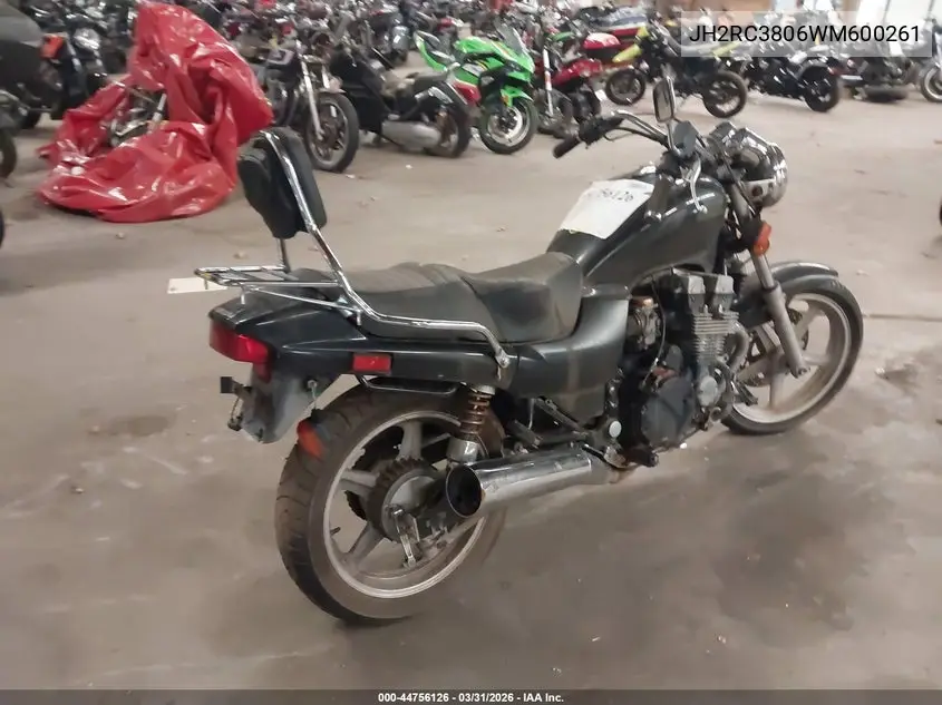 1998 Honda Cb750 VIN: JH2RC3806WM600261 Lot: 44756126