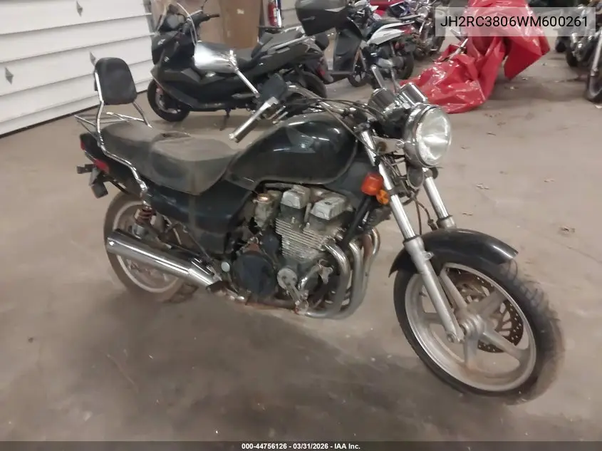 1998 Honda Cb750 VIN: JH2RC3806WM600261 Lot: 44756126