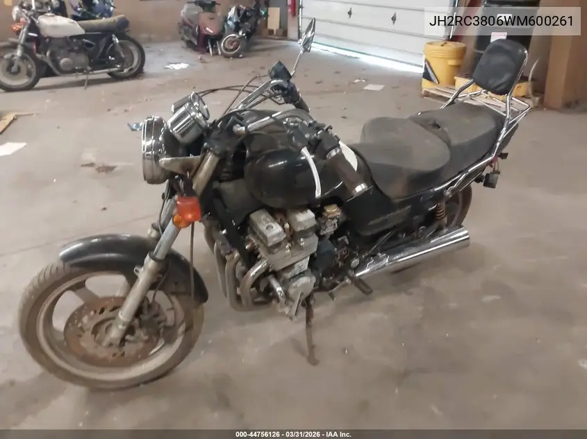 1998 Honda Cb750 VIN: JH2RC3806WM600261 Lot: 44756126