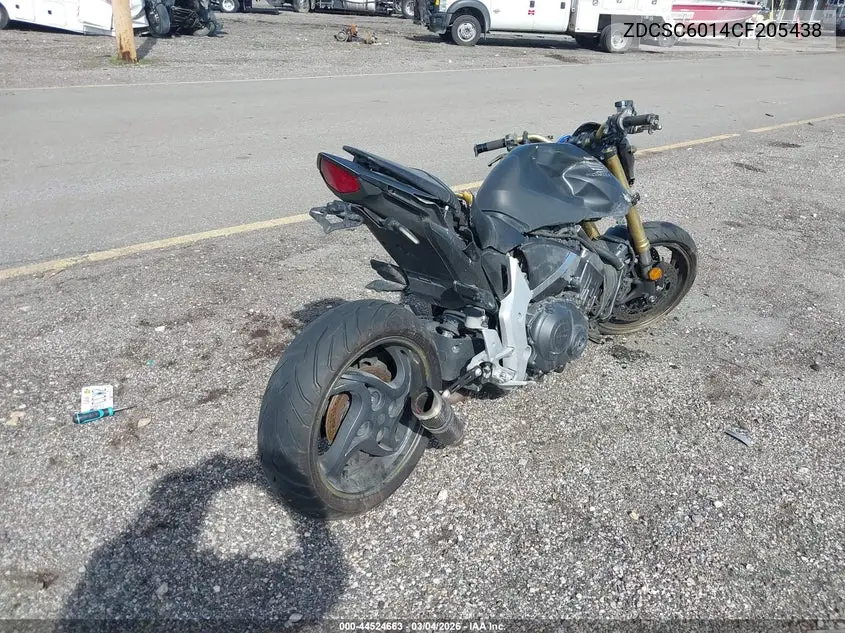 2012 Honda Cb1000 R VIN: ZDCSC6014CF205438 Lot: 44524663