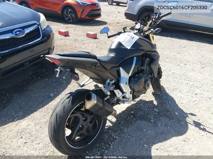 2012 Honda Cb1000 R VIN: ZDCSC6016CF205330 Lot: 45113051