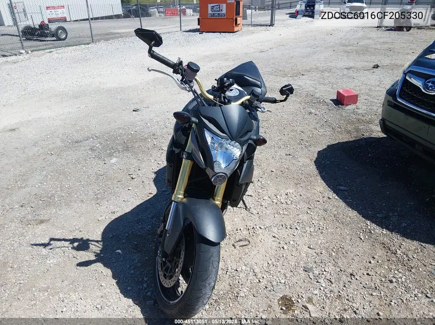 2012 Honda Cb1000 R VIN: ZDCSC6016CF205330 Lot: 45113051