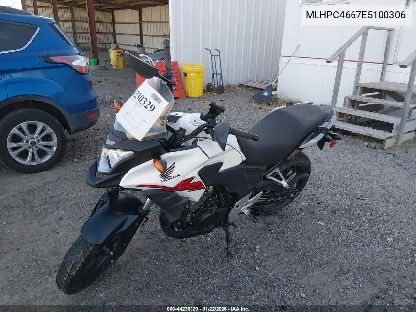 2014 Honda Cb500 X VIN: MLHPC4667E5100306 Lot: 44230329