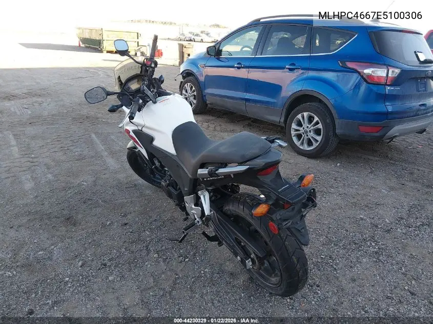 2014 Honda Cb500 X VIN: MLHPC4667E5100306 Lot: 44230329