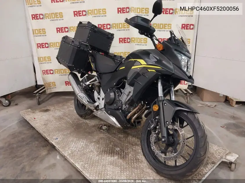 2015 Honda Cb500 Xa - Abs VIN: MLHPC460XF5200056 Lot: 44551690