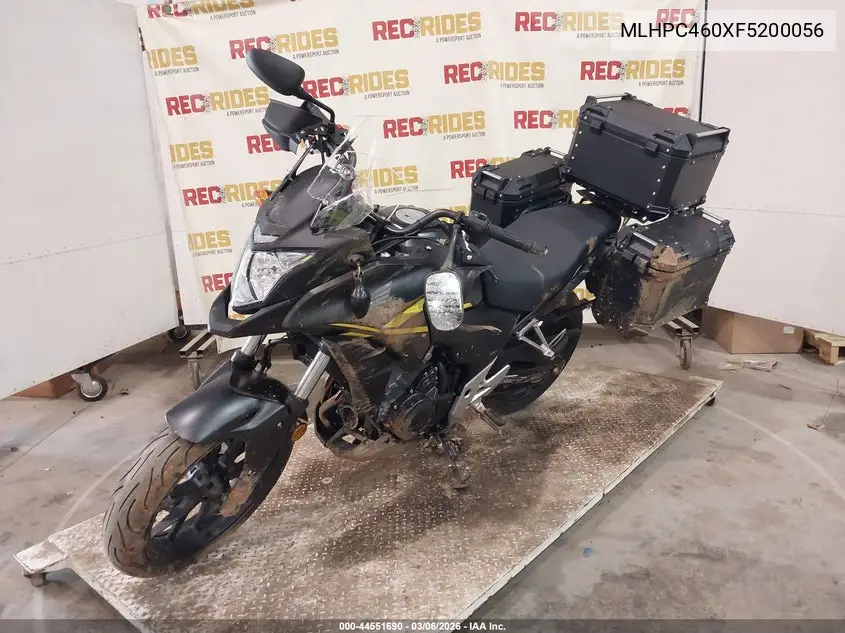 2015 Honda Cb500 Xa - Abs VIN: MLHPC460XF5200056 Lot: 44551690