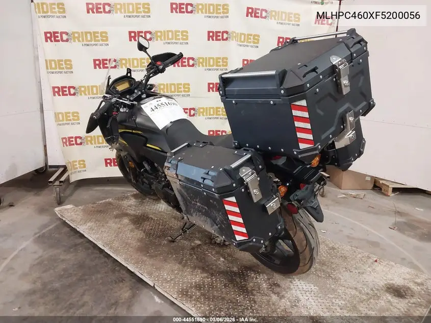 2015 Honda Cb500 Xa - Abs VIN: MLHPC460XF5200056 Lot: 44551690