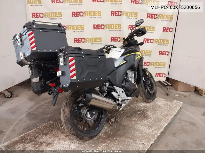 2015 Honda Cb500 Xa - Abs VIN: MLHPC460XF5200056 Lot: 44551690