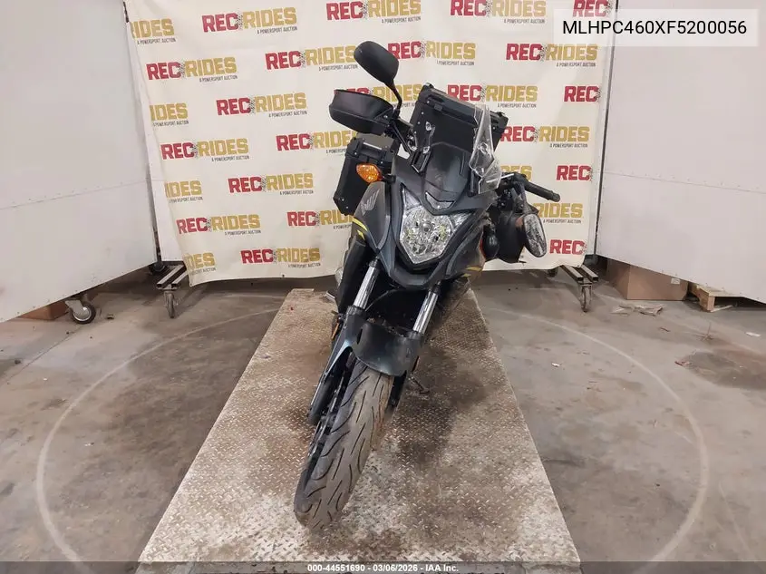 2015 Honda Cb500 Xa - Abs VIN: MLHPC460XF5200056 Lot: 44551690