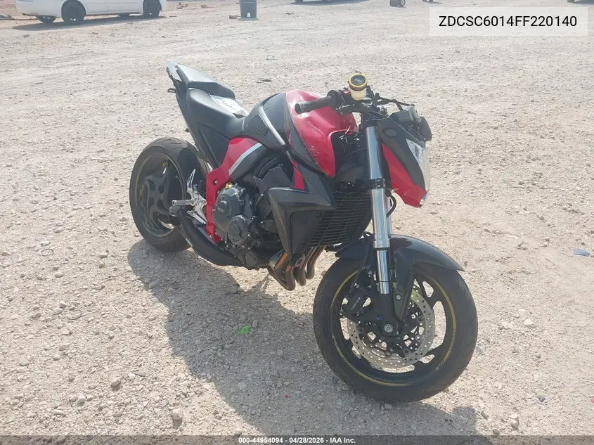 2015 Honda Cb1000 R VIN: ZDCSC6014FF220140 Lot: 44954094