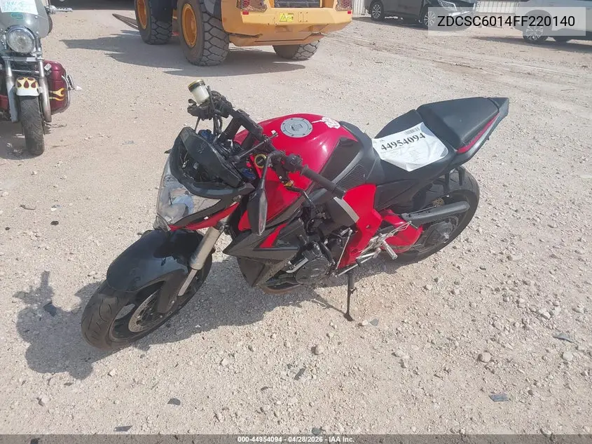 2015 Honda Cb1000 R VIN: ZDCSC6014FF220140 Lot: 44954094